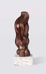 John Milder, Violette 2010, 2010, bronze on marble base