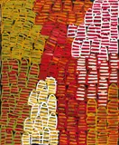 Minnie Pwerle, Body Paint 2004, 2004, synthetic polymer paint on canvas