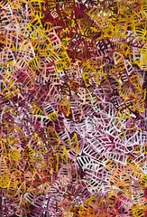Emily Pwerle, Awelye Attwengerrp 2010, 2010, synthetic polymer paint on canvas