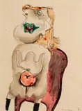 Albert Tucker, Study for The Old Eve 1951