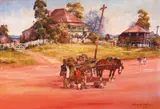 D'Arcy Doyle, The Publican's Cart c1970, c1970, oil on canvas