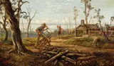 James Alfred Turner, Working for a Selector 1886, 1886, oil on canvas