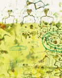 Frog Pond, North Queensland 1994 by John Olsen, 1994, watercolour, pastel and crayon on paper, sold Feb 2017