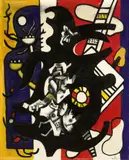 Fernand Léger, China Town 1943, 1943, oil on canvas
