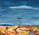 Danila Vassilieff, Emus on the Murray Steppes 1948