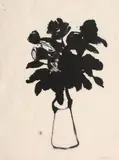 Roses 1979 by Brett Whiteley, 1979, ink on paper, sold Feb 2017