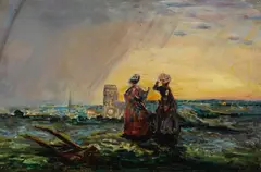 Rainbow Landscape c1905 by Charles Conder, c1905, oil on canvas, sold Feb 2017