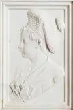 William Priestly MacIntosh, Youth in a Tam-o'-shanta (the Artist's Son, Alan Macintosh) 1886, 1886, Carrara marble bas-relief