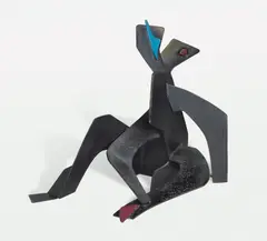 Inge King, Gemini (Maquette II) 1990, 1990, painted steel