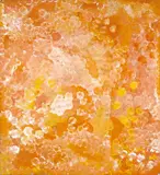 Wild Flower Dreaming 1996 by Emily Kame Kngwarreye, 1996, synthetic polymer paint on linen, sold Feb 2017