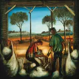 The Shearers by Pro Hart, oil on canvas, sold Feb 2017