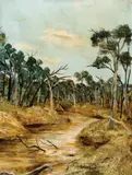 Ray Crooke, Untitled (River Landscape) c1959