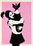 Bomb Hugger 2004 by Banksy, 2004, colour screenprint, sold Feb 2017