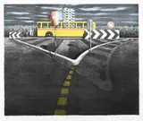 Jeffrey Smart, The Waiting Bus 1986, 1986, colour lithograph