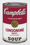 Andy Warhol, Consommé (Beef), from Campbell’s Soup I 1968, 1968, screenprint