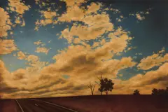 The Crows 2004 by Jason Benjamin, 2004, oil on linen, sold Mar 2016