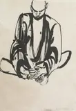 Bangkok 1977 by Brett Whiteley, 1977, ink on paper, sold Mar 2016