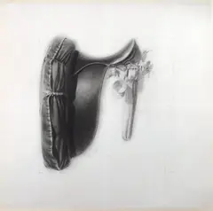 Tim Storrier, Saddle 1983, 1983, pencil on paper
