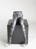 Nicole Allen, Slippers in Knickers 2010, 2010, grey marble and stainless steel on granite base