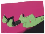 Andy Warhol, Pears, from Space Fruit: Still Lives 1979, 1979, screenprint