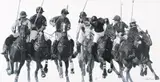 Lawrence Starkey, Storming the Field, oil on canvas