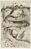 Spring at Oberon 1979 by Brett Whiteley, 1979, screenprint with hand colouring and collage, sold Mar 2016