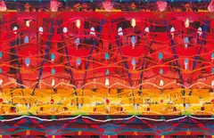 Cadmiums 2009 by Michael Johnson, 2009, oil on linen, sold Dec 2015