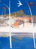 Shoalhaven by Arthur Boyd, oil on board, sold Dec 2015