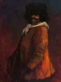 Russell Drysdale, Portrait of an Aboriginal Girl c1965