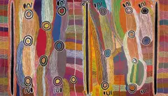 Maggie Watson Napangardi, Digging Stick Dreaming 1995, 1995, Digging Stick Dreaming