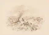 Thomas Balcombe, Untitled (Aborigine Tending Campfire)