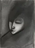 Robert Dickerson, Untitled, charcoal on paper