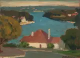 Roland Wakelin, Untitled (View of Northwood) c1950