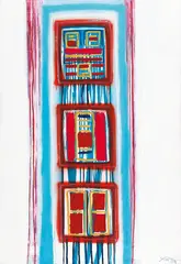 Yvette Swan, The White Knights 2004, 2004, oil and mixed media on canvas