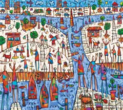 Bruce Earles, Up the Creek 2006, 2006, oil on canvas