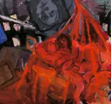 Wendy Sharpe, Interior with Nudes