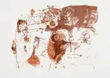 John Olsen, Looking at Wildlife 1975, 1975, lithograph