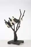 John Kelly, Cow up a Tree 1998, 1998, painted and patinated bronze