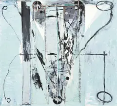 John Firth-Smith, Place, Orientation and Navigation 1983, 1983, oil on linen