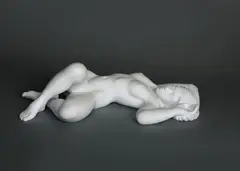 Sensuous Nude by Phillip Piperides, marble, sold Sep 2015