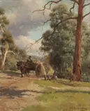 Jan Hendrik Scheltema, On the Road to Warrandyte c1911
