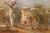 Conrad Martens, St Thomas' Church, North Sydney c1846