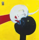 Picasso, with Door and Black Man on Yellow Background 1983 by Arthur Boyd, 1983, oil and collage on canvas, sold Sep 2015
