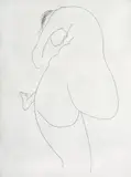 Brett Whiteley, Back View 1976, 1976, etching