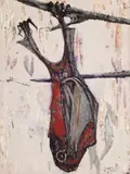 The Flying Fox 1969 by Clifton Pugh, 1969, oil on board, sold Sep 2015