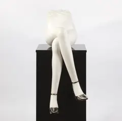 Nicole Allen, Where's My Other Half 2010, 2010, marble and stainless steel on granite base
