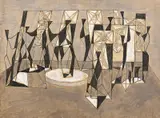 Lyndon Raymond Dadswell, Untitled 1950, 1950, paper on composition board