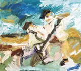 Craig Waddell, The Little Diggers II 2004, 2004, oil on canvas