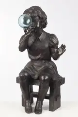 Bubble Girl by David Bromley, bronze, sold Sep 2015