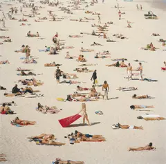 Rex Dupain, Girl with Red Towel 2005, 2005, type C photograph